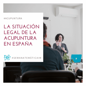 situación legal de la acupuntura en España